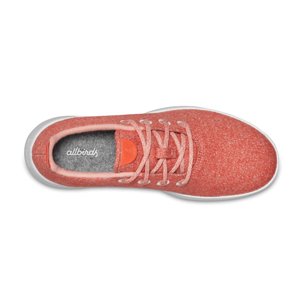 Allbirds Men\'s Sneakers Orange - Wool Runners - 84061ITWO